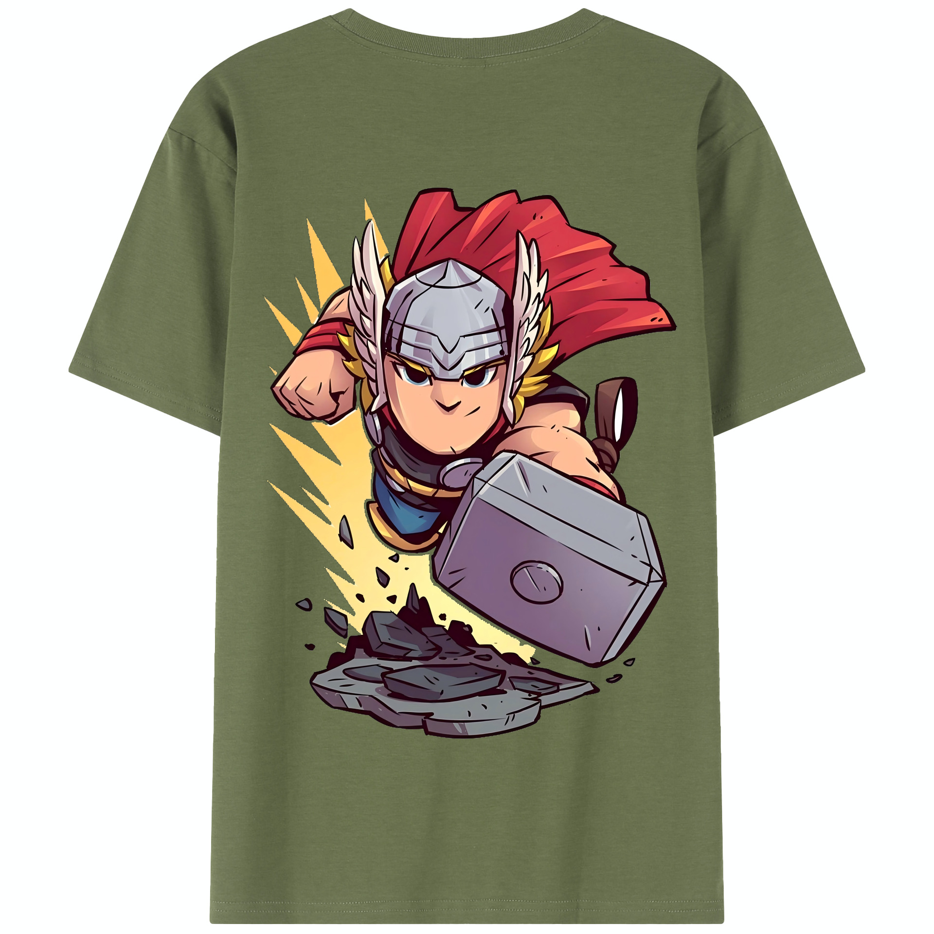（画像用） アベンジャーズ The Avengers 綿100％半袖Tシャツ（背面プリント）